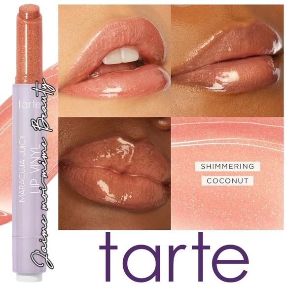 tarte Other - Tarte Maracuja Juicy Lip Vinyl Shimmerglass - Shimmering Coconut - Buff Sparkle